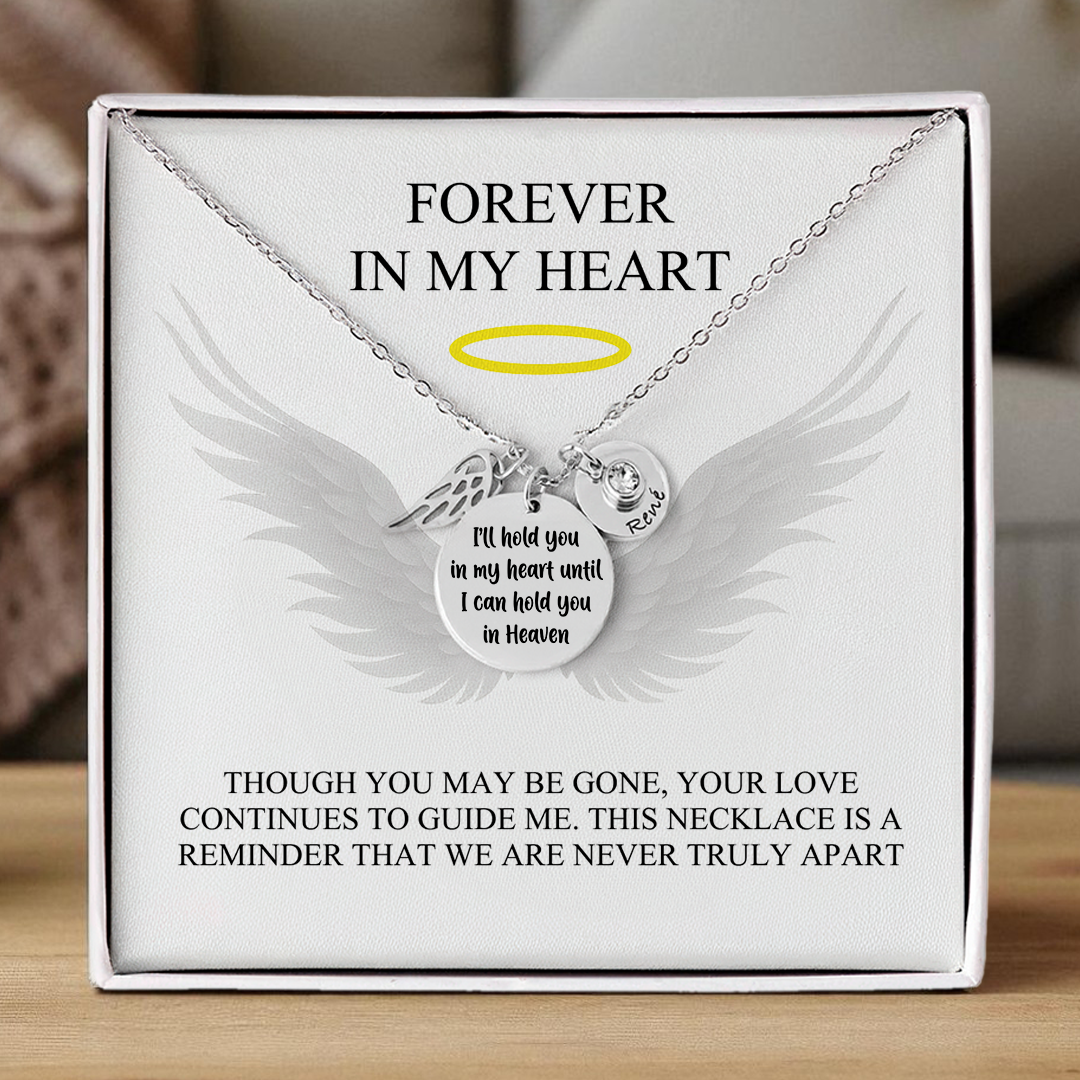 I will hold you forever in my heart - Necklace