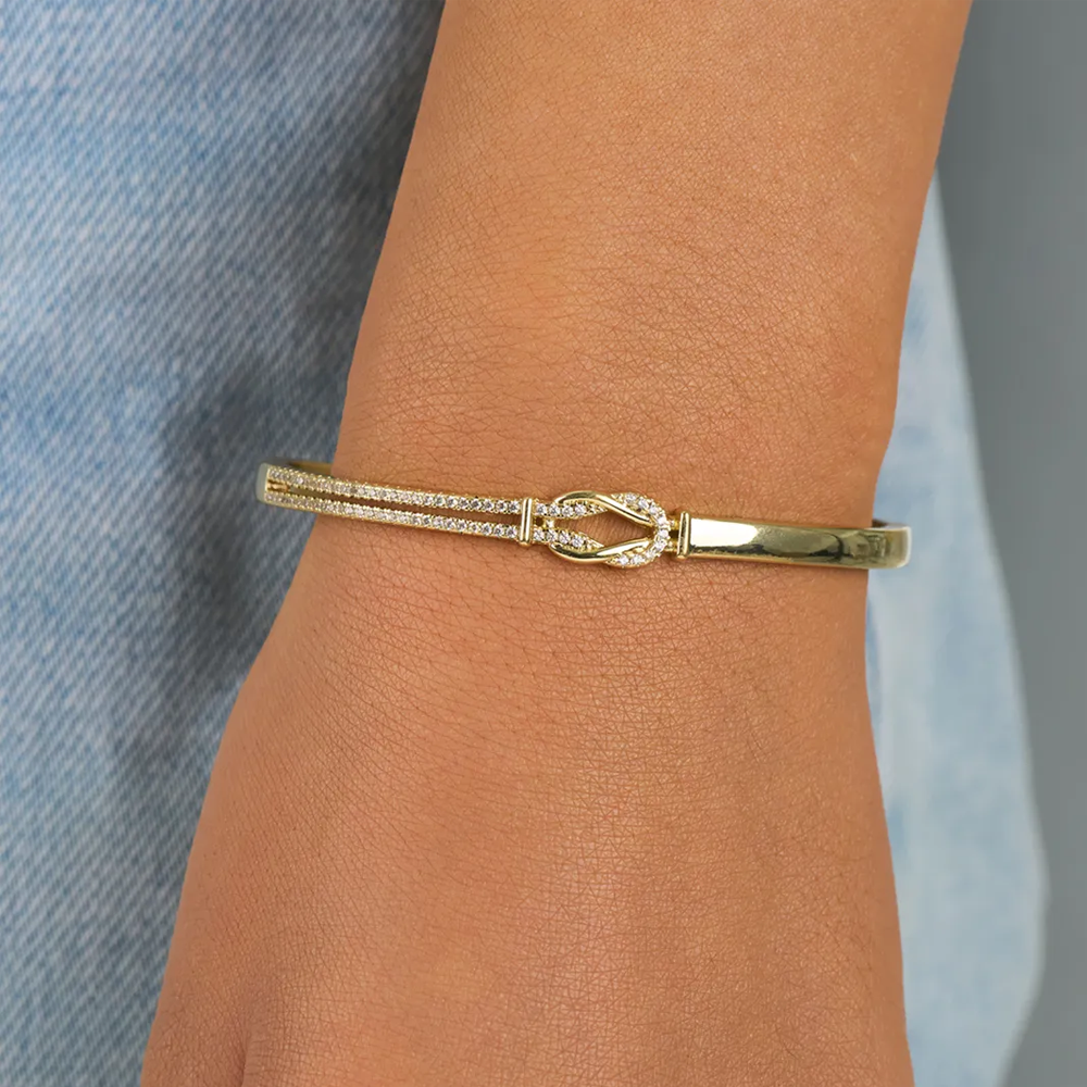 Knot Tied By God Mother-Daughter Bangle