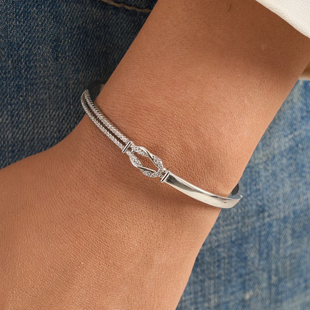 Knot Tied By God Mother-Daughter Bangle