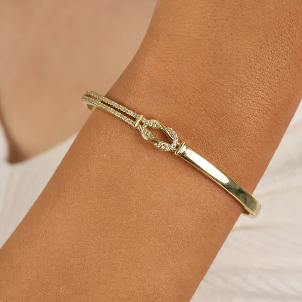 Knot Tied By God Mother-Daughter Bangle