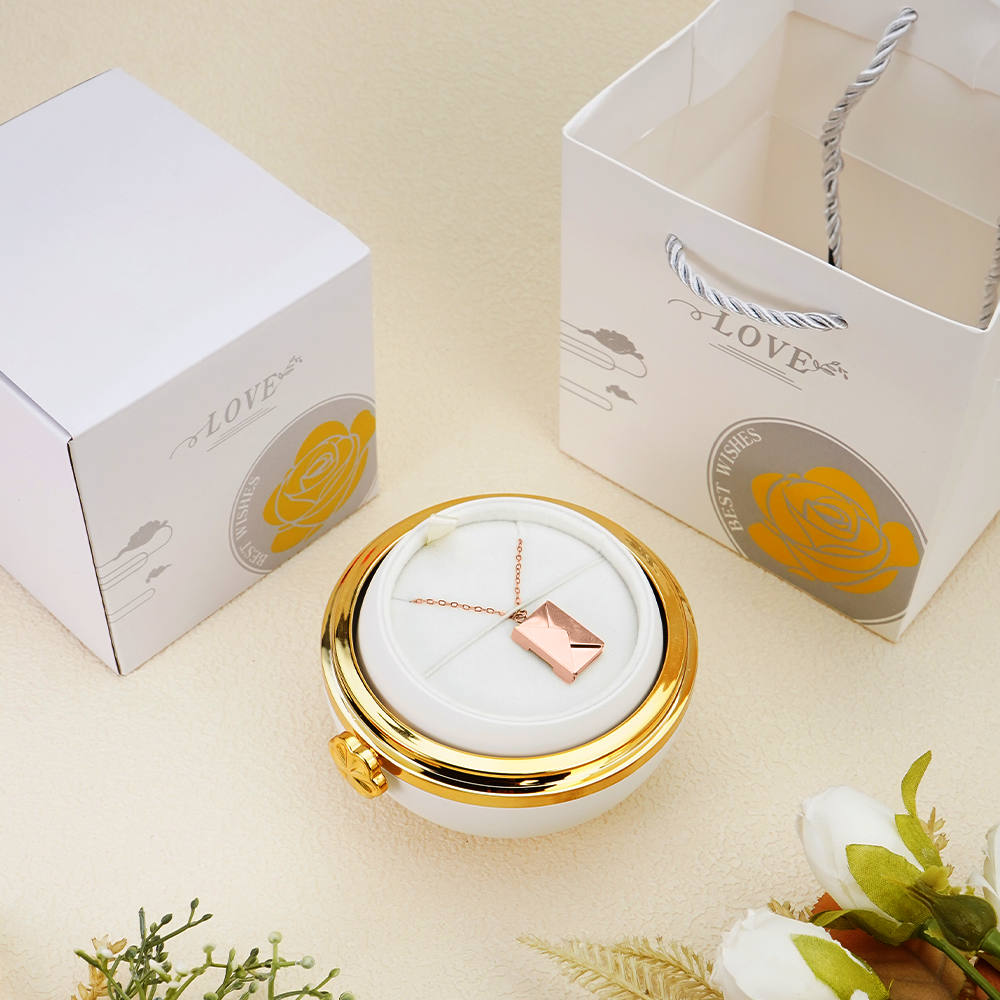 To My Love - Eternal Rose Sphere - Gold