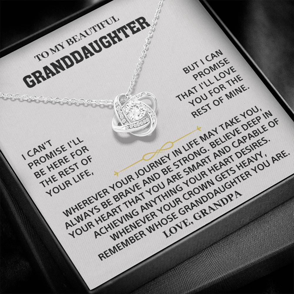 To my Beautiful Granddaughter - Love, Grandpa