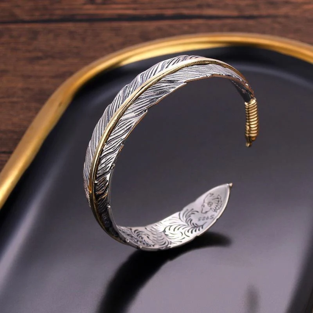 To my Son - Feather bracelet