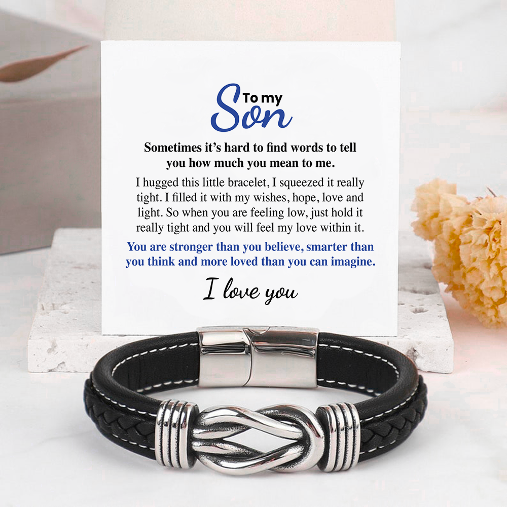 To my Son - Knot Bracelet