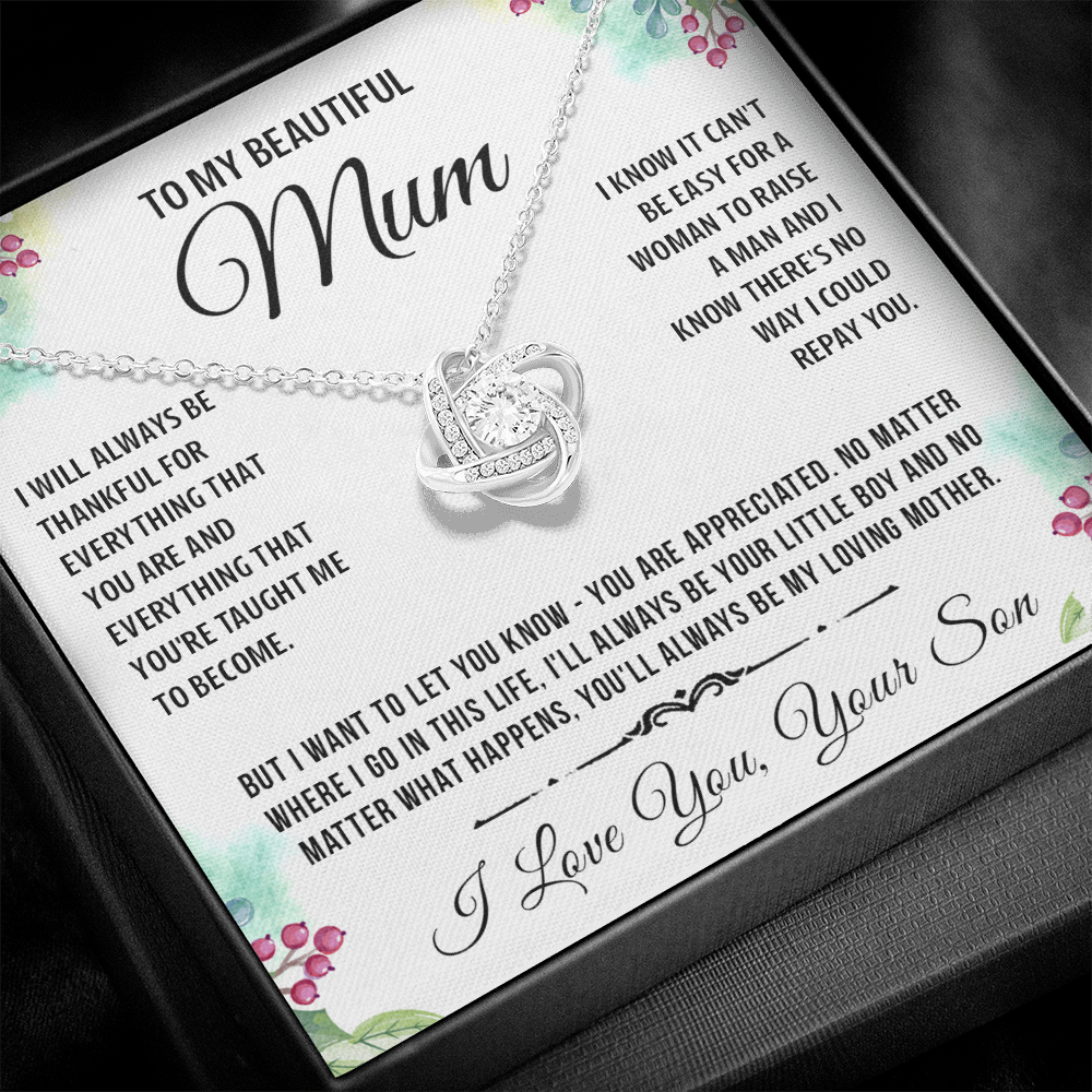 To My Special Mum - Knot Necklace