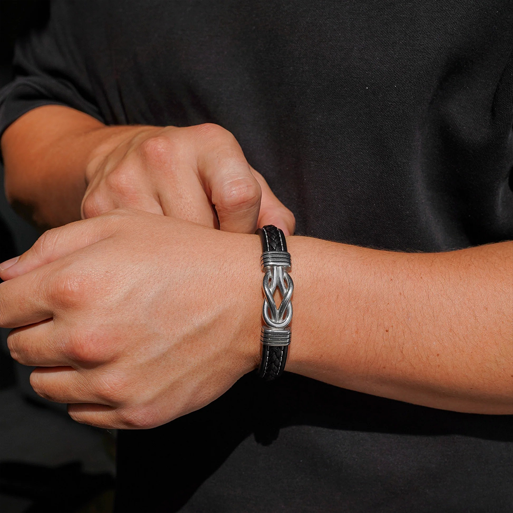 To my Son -  Infinity bracelet, bracelet with engraving