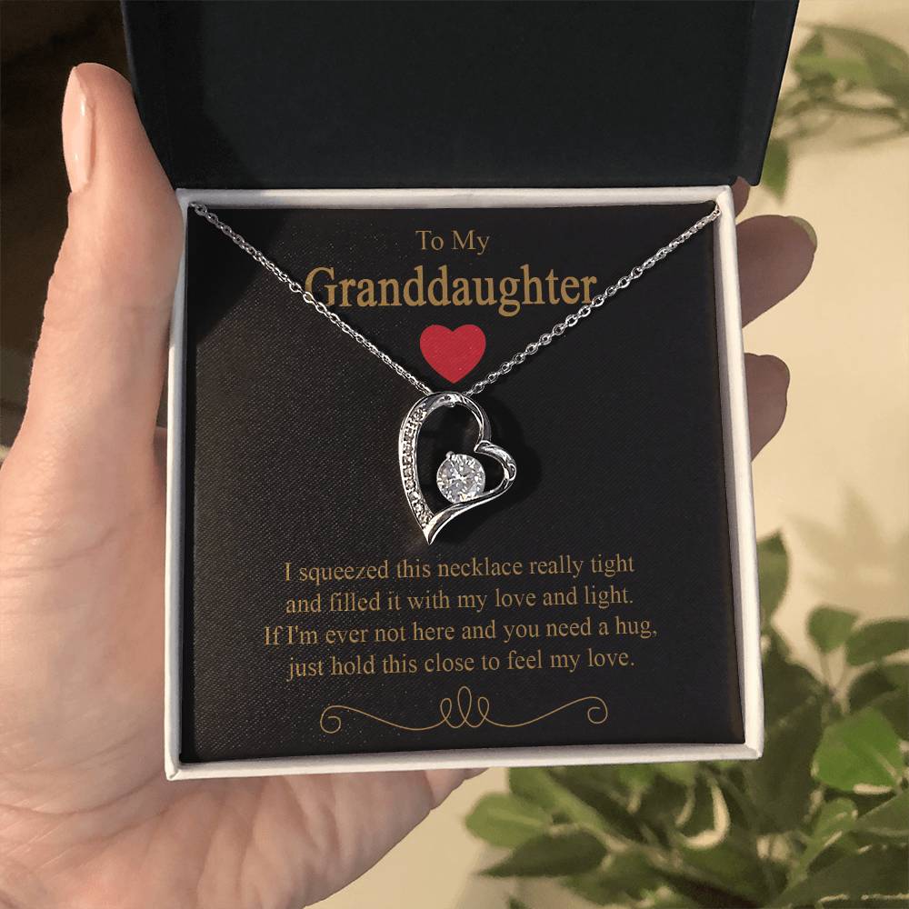 To my Granddaughter - Heart necklace