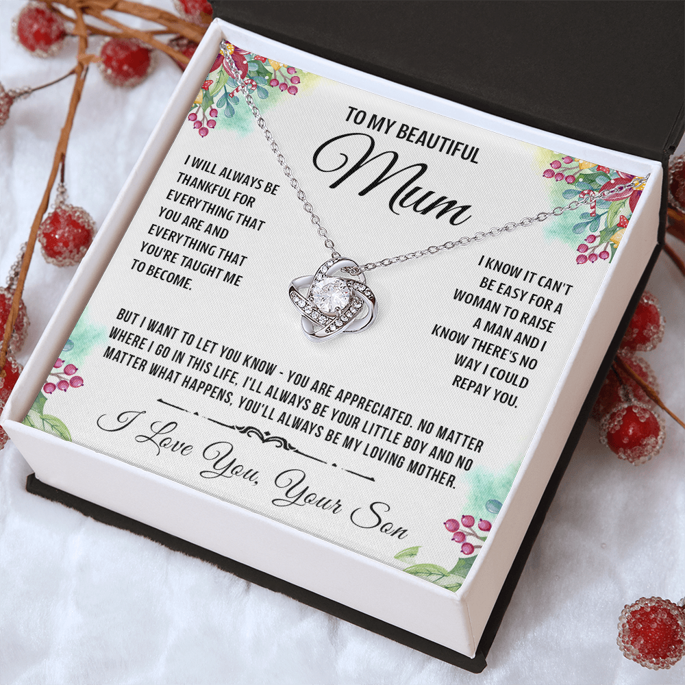 To My Special Mum - Knot Necklace