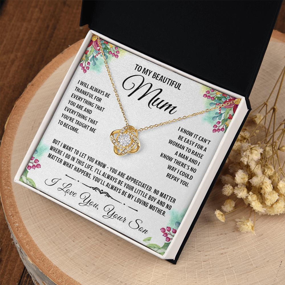 To My Special Mum - Knot Necklace