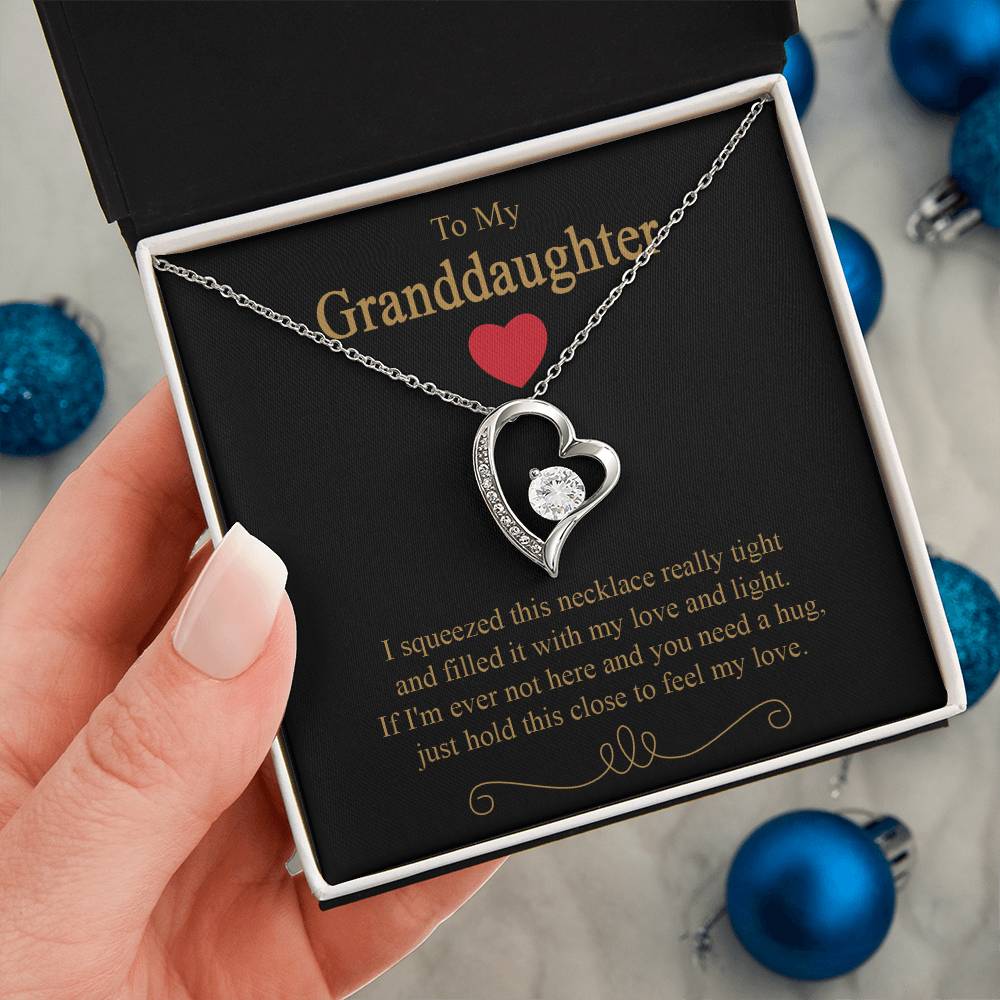 To my Granddaughter - Heart necklace