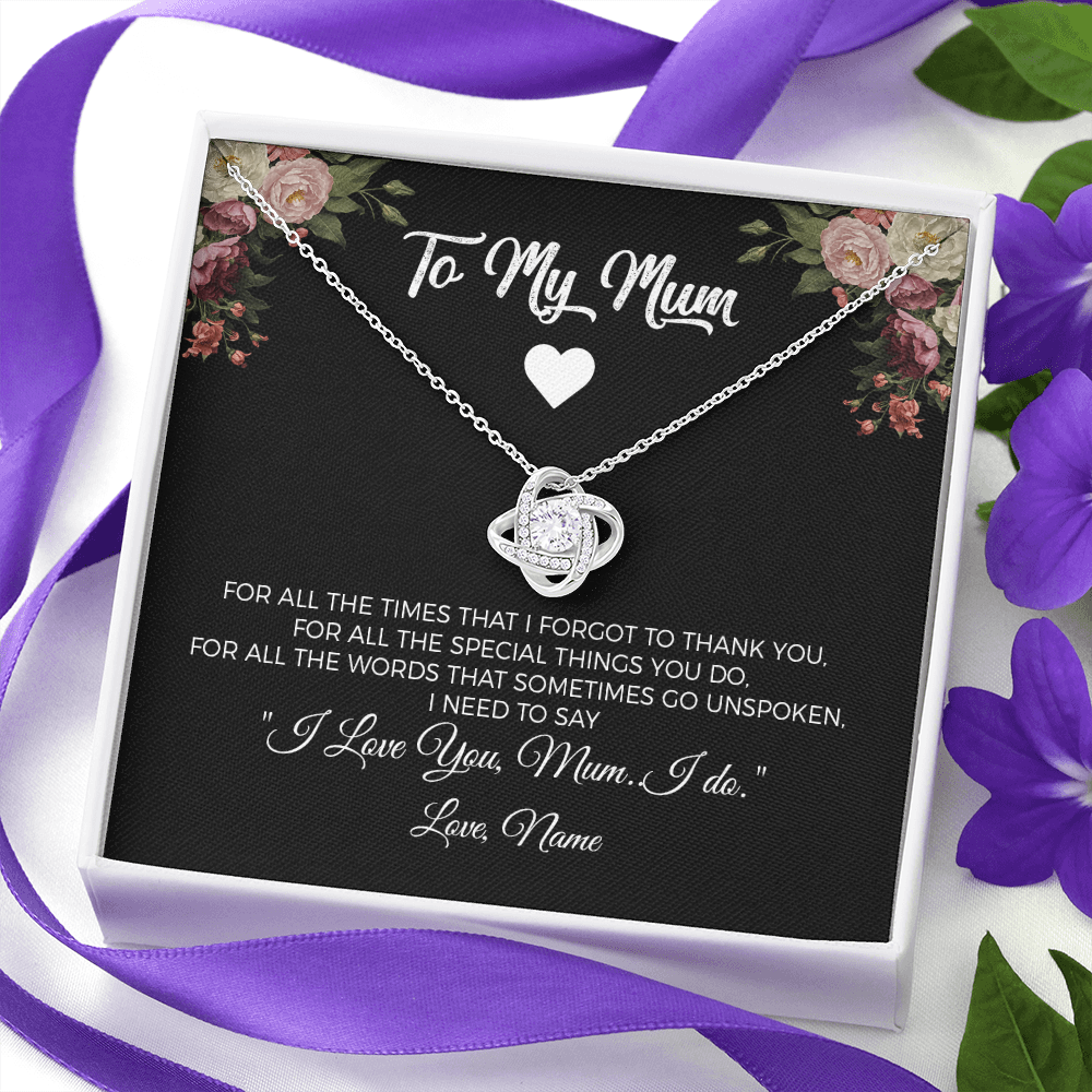To my Mum - For all the special things you do