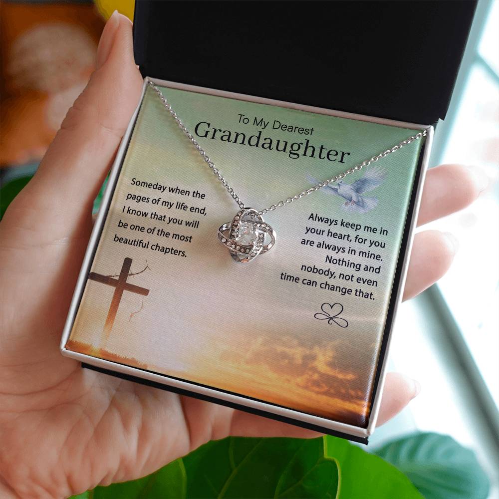To my Granddaughter - I always pray for you