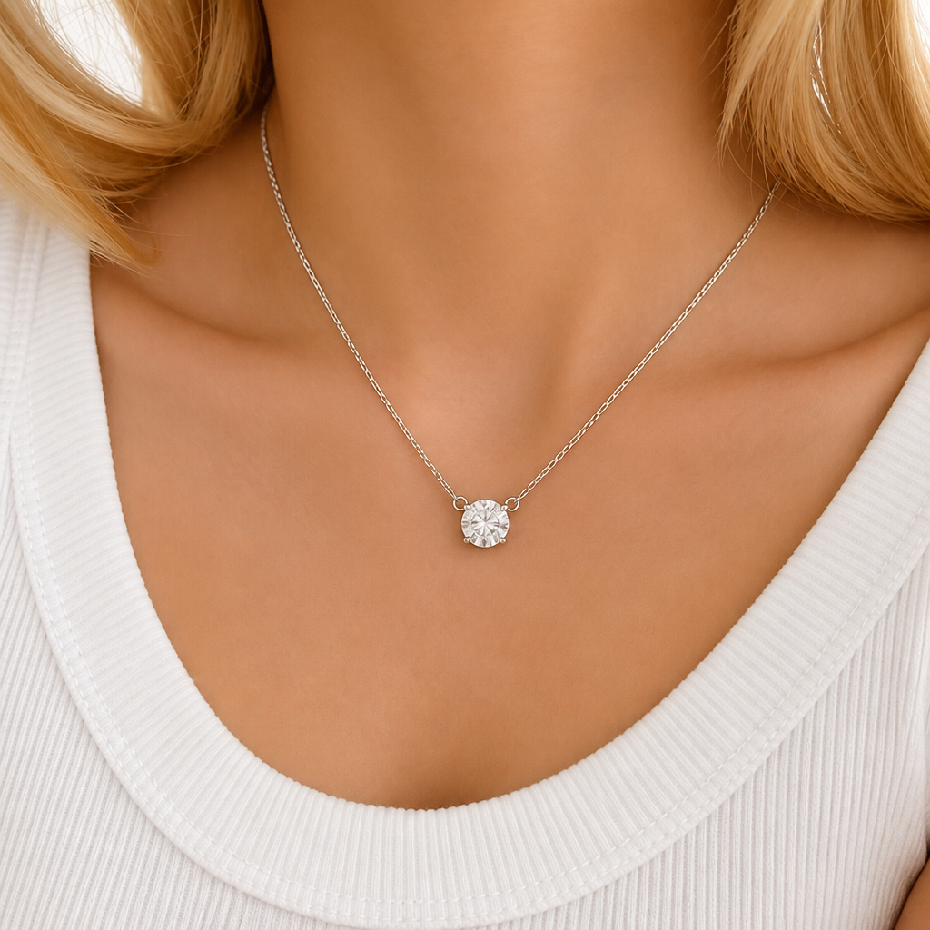 To My Mom - Crystal Pendant Necklace