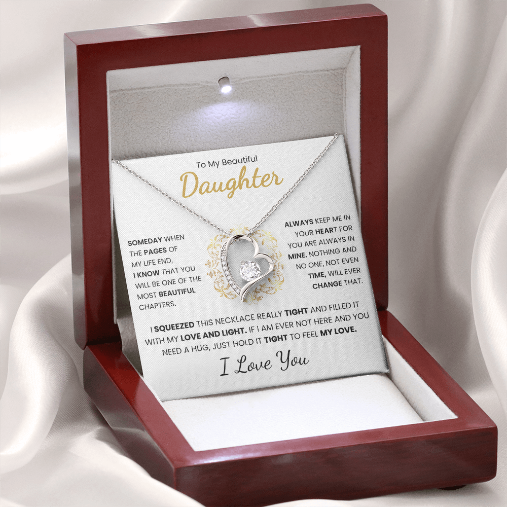 To my Daughter - Pendant necklace
