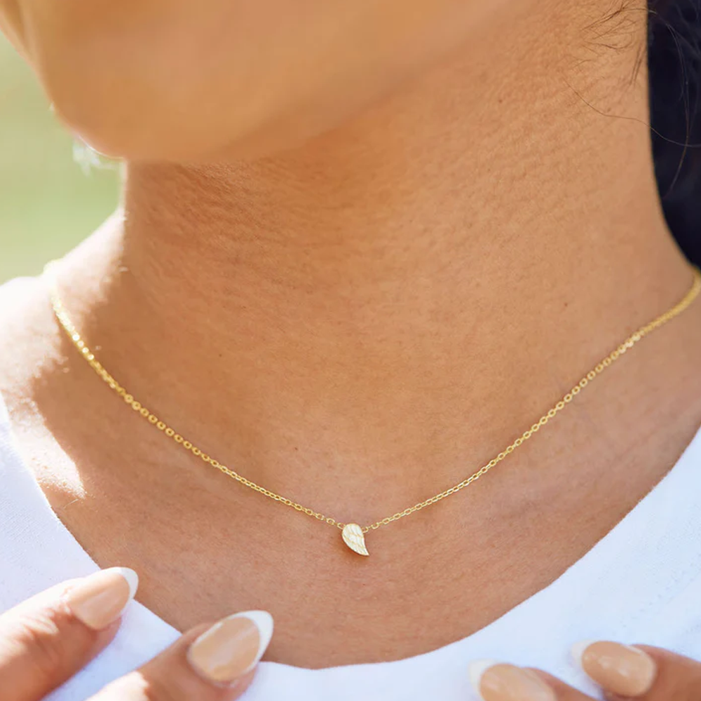 An Angel Forever in my Heart - Angel Wing Necklace