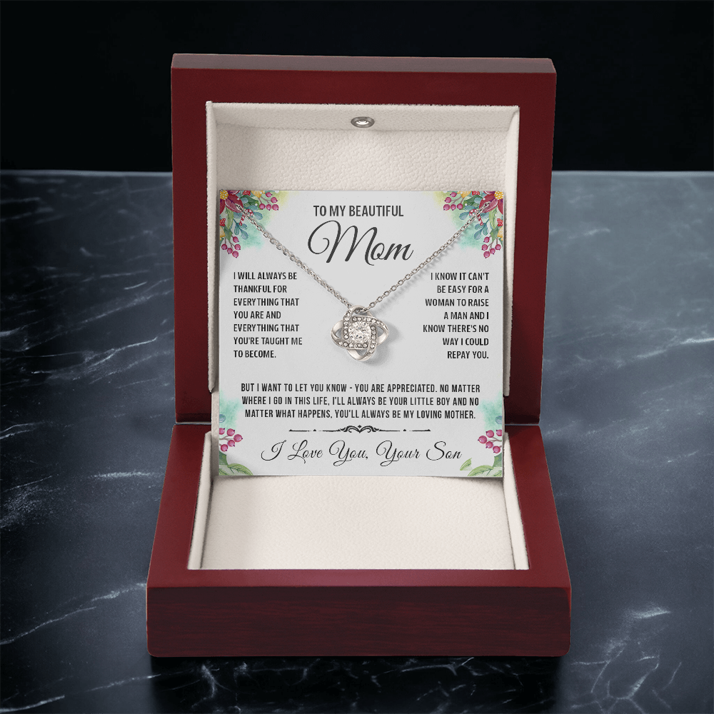 To My Special Mom - Knot Necklace