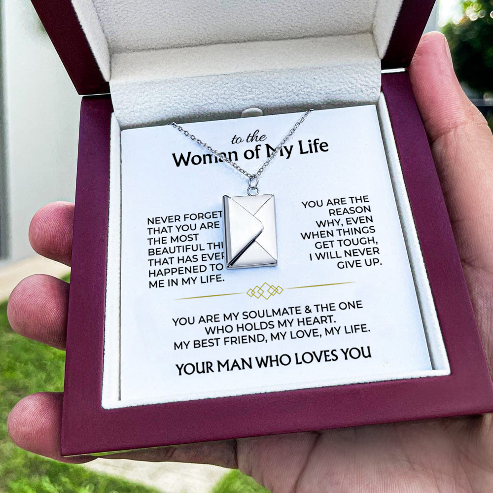 Woman of my Life - Love Letter Necklace