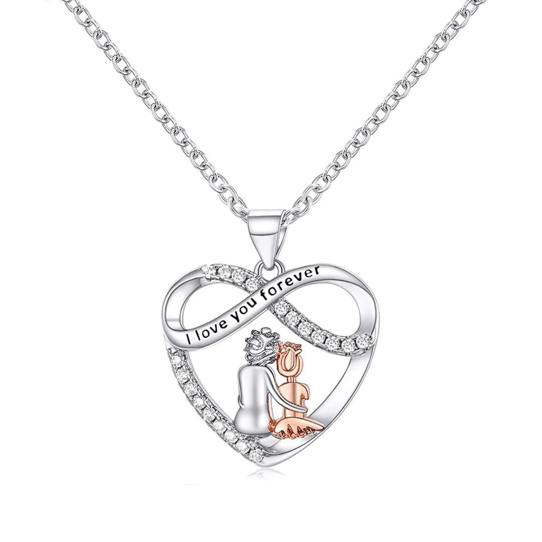 To My Granddaughter - You Will Always Have Me - Heart Necklace