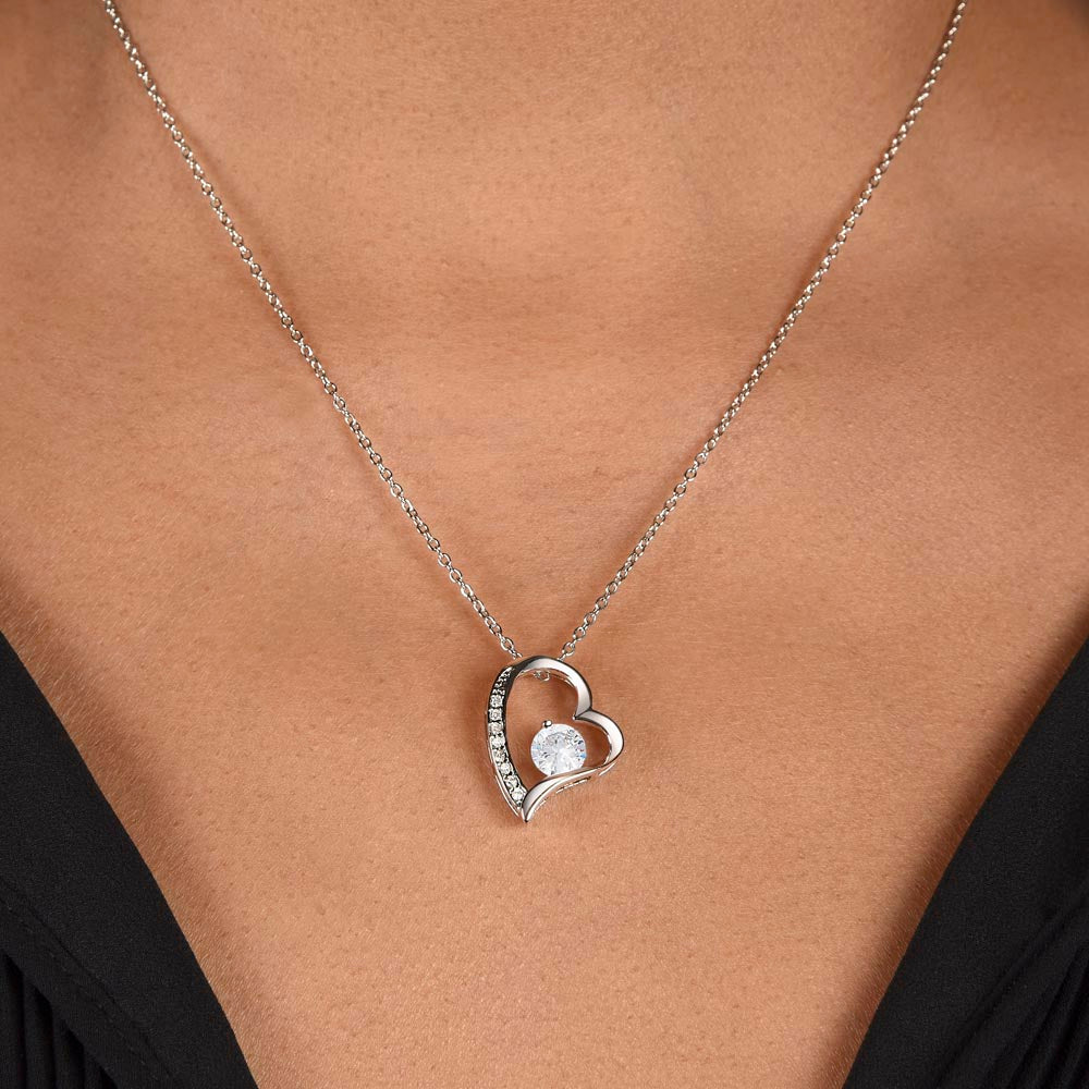 To My Daughter - Love Heart Necklace, from Mum
