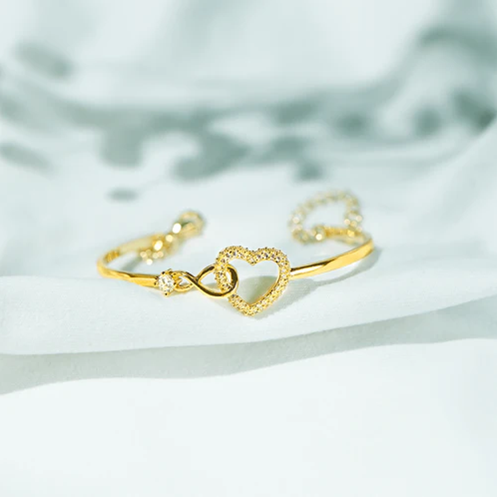 To my Daughter - Infinity Gold Bracelet