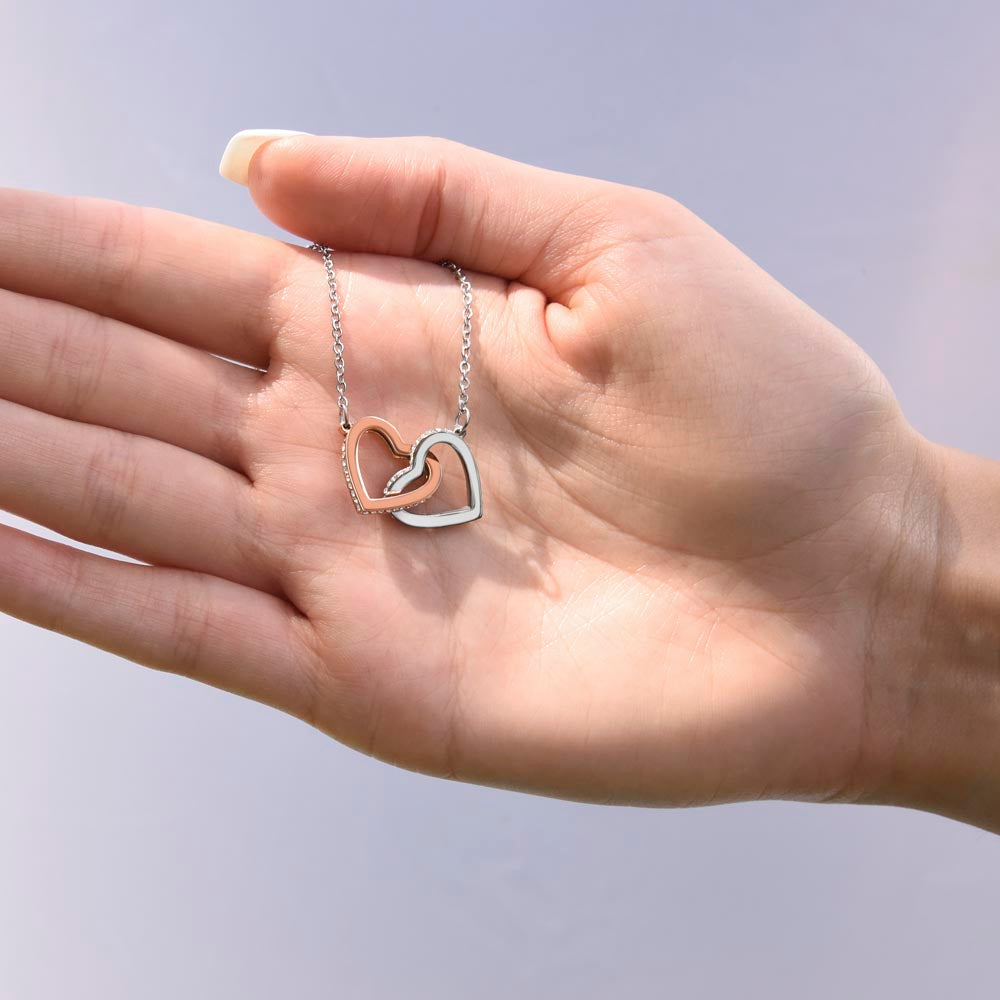 To My Special Mom - Linked Heart Necklace