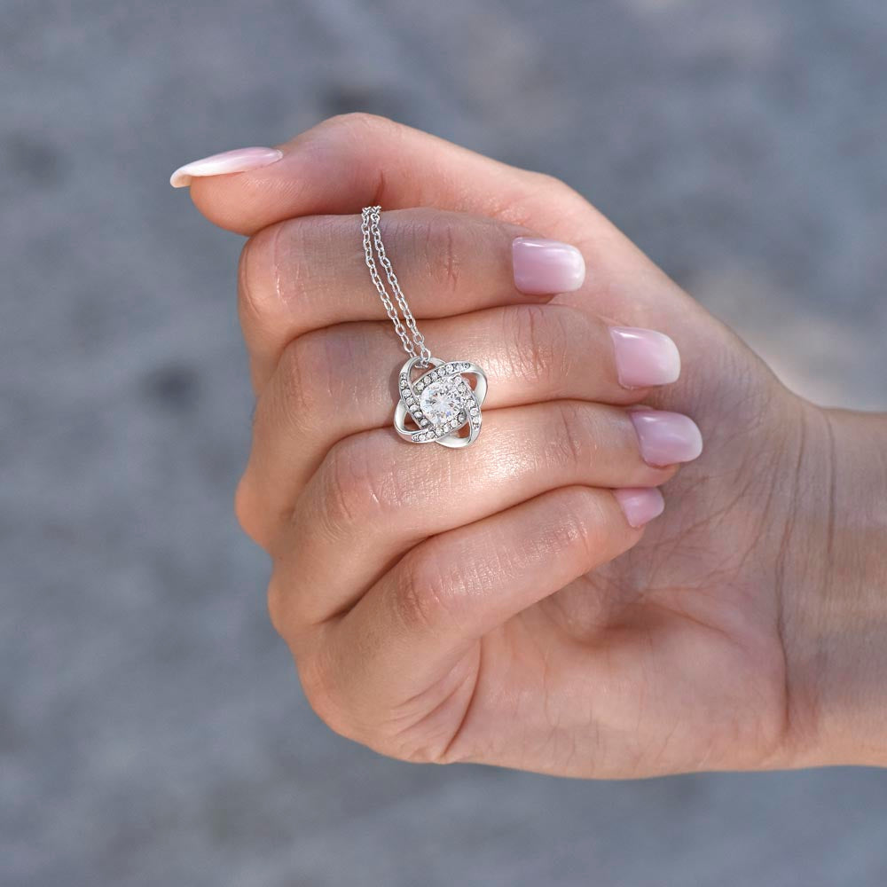 To My Mom - I Love You from Son - Knot Necklace