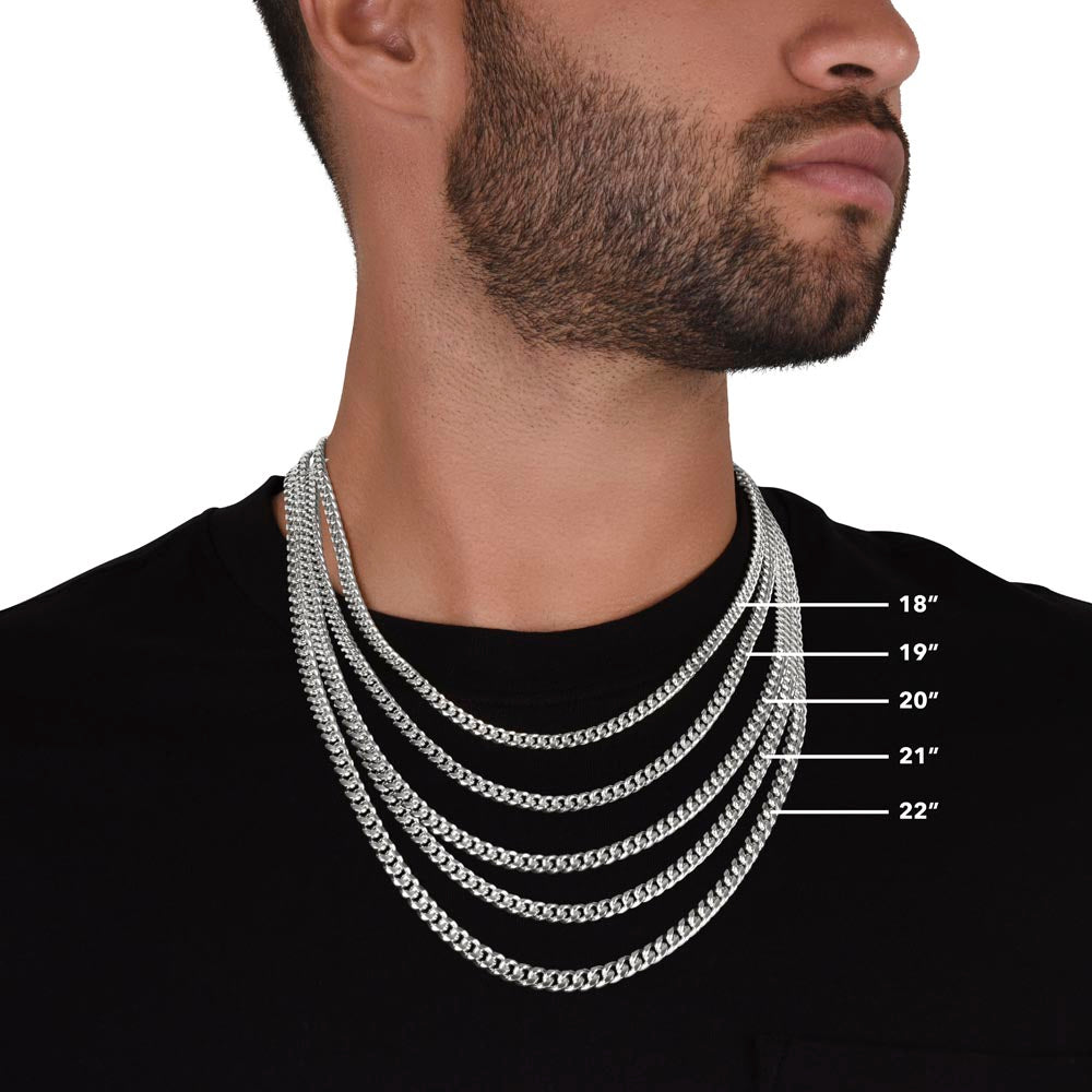 To My Son - Never Give Up Necklace - Gold