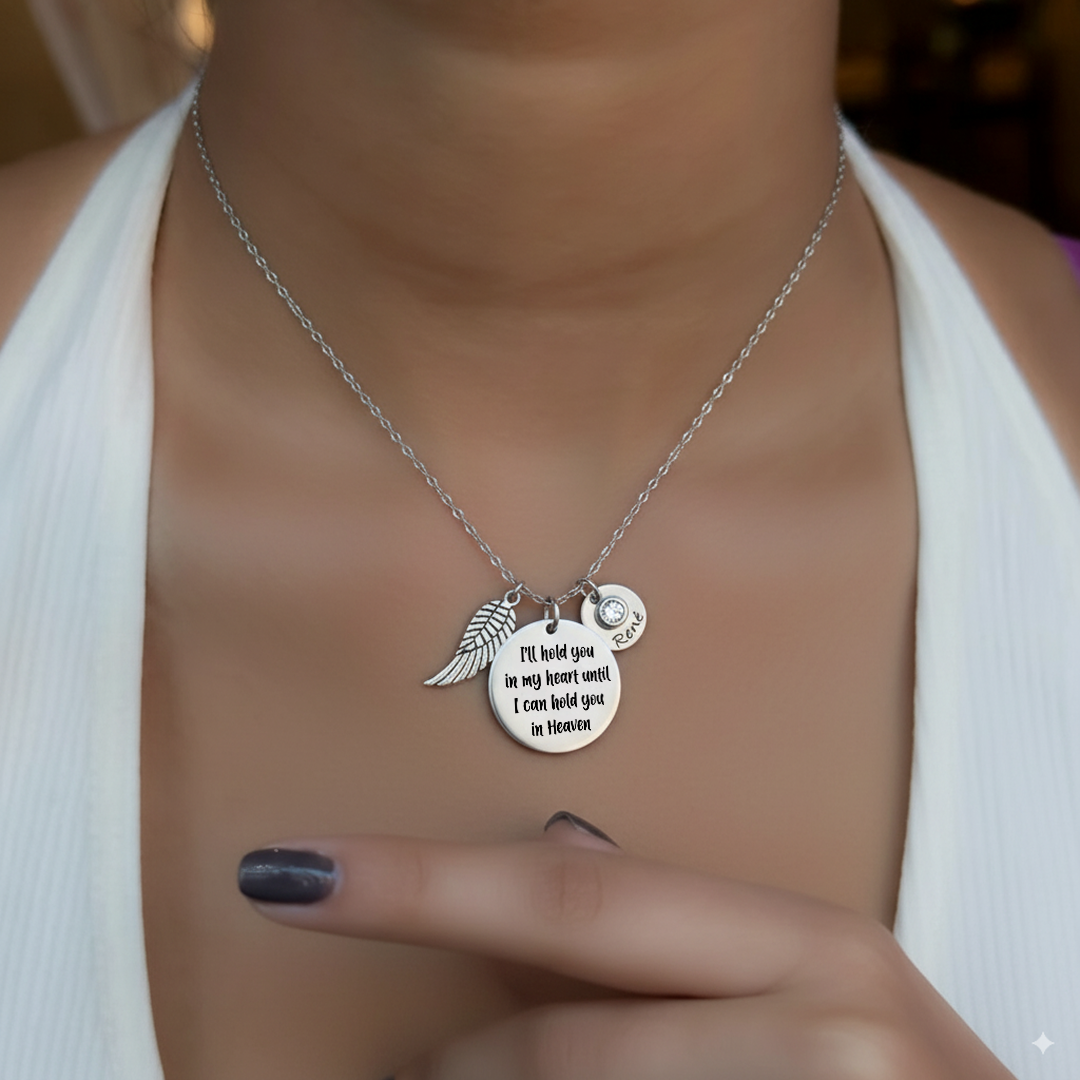 I will hold you forever in my heart - Necklace