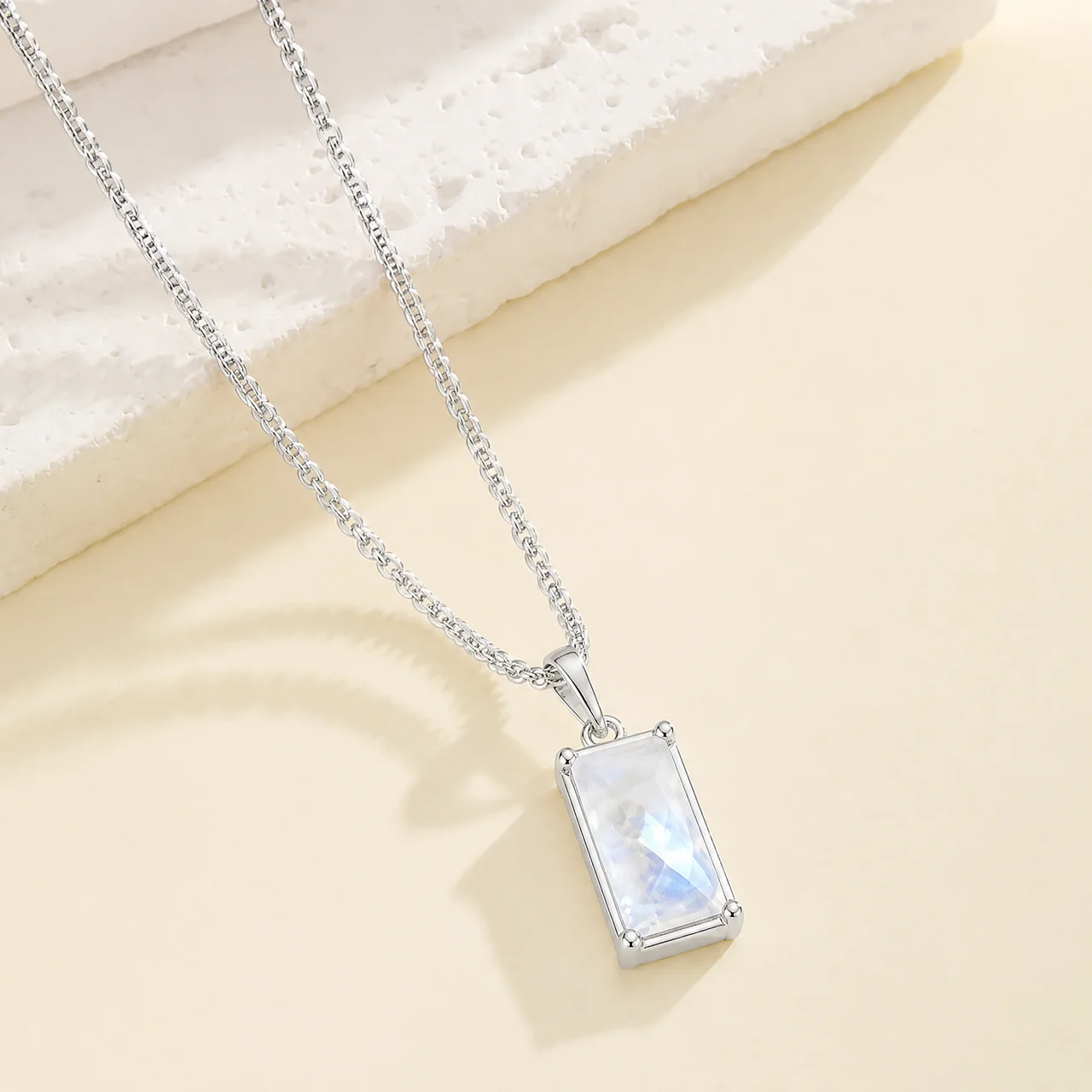 To My Queen -  Moonstone Pendant Necklace