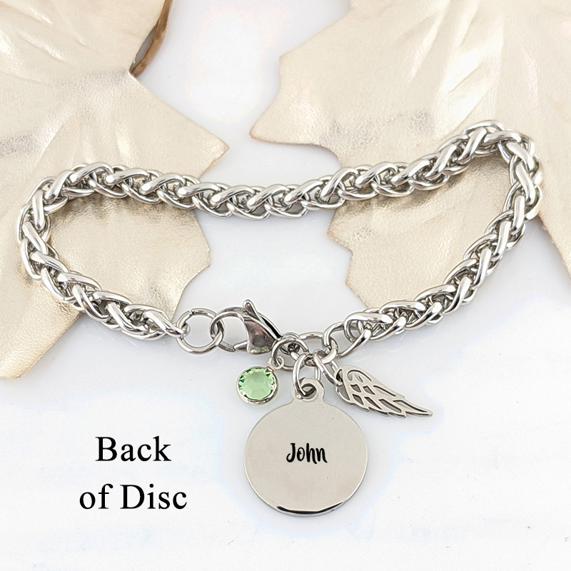 Memory Bracelet - I will hold you forever in my heart