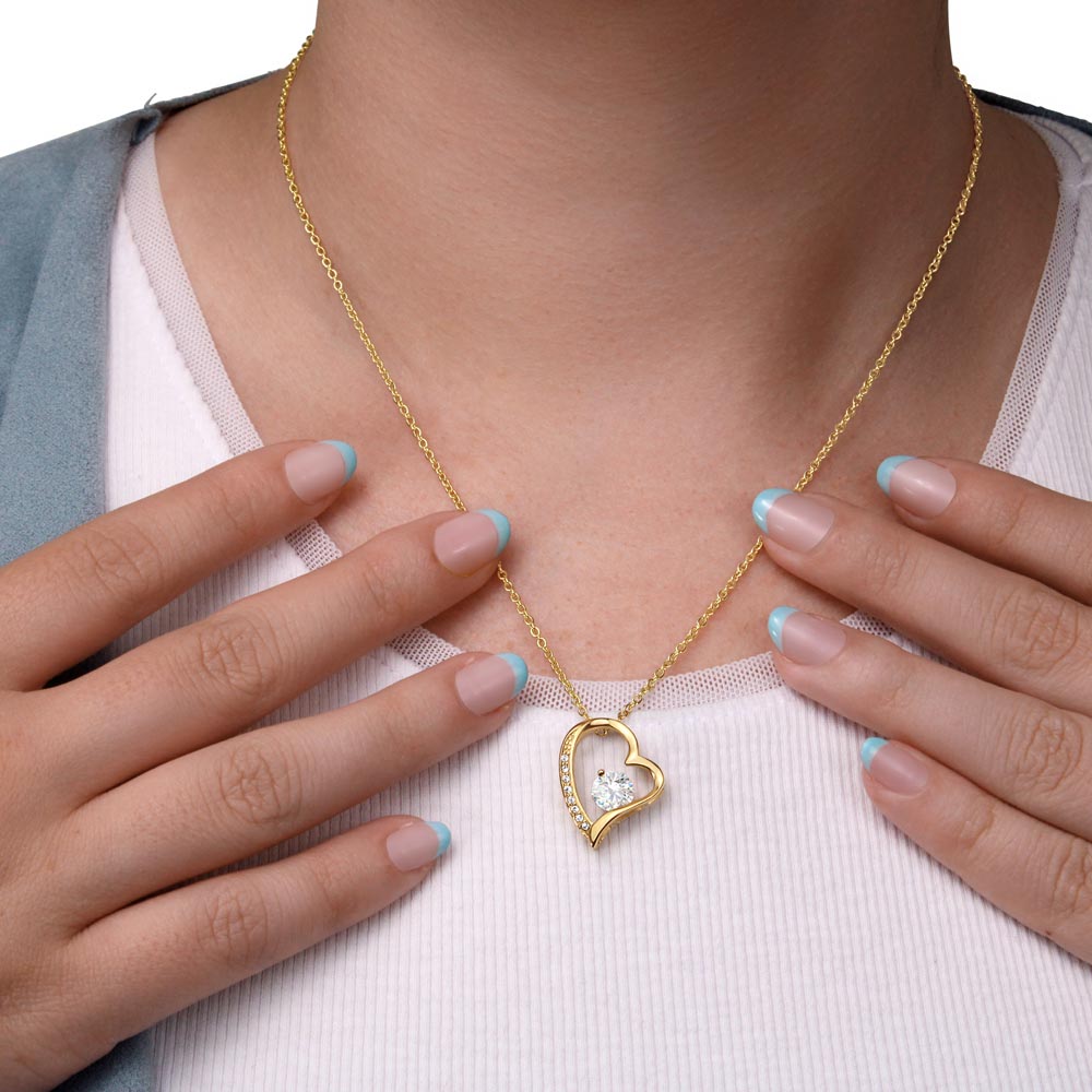 To My Mum - I Love You from Son - Heart Necklace