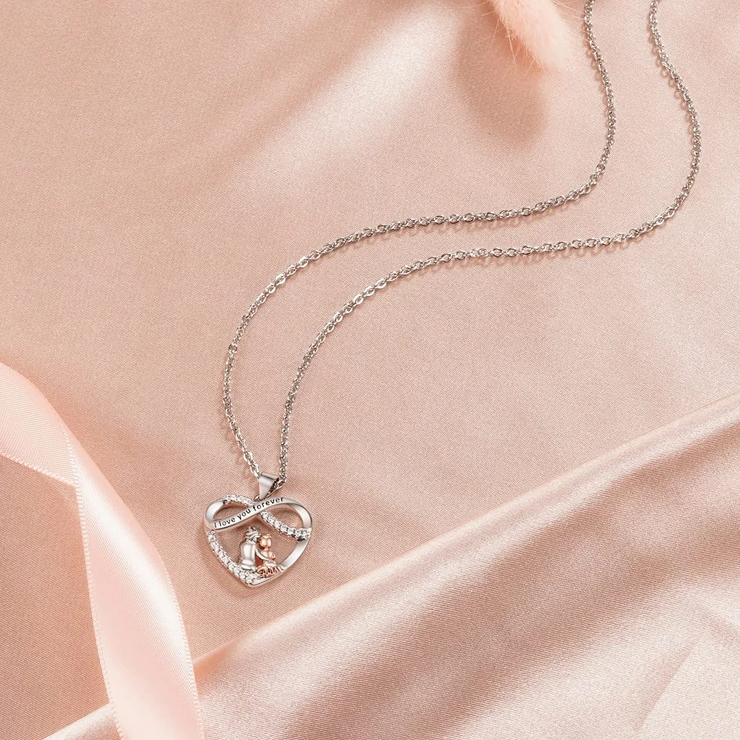 To My Granddaughter - You Will Always Have Me - Heart Necklace