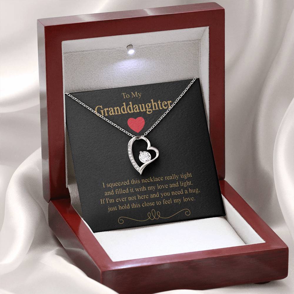 To my Granddaughter - Heart necklace