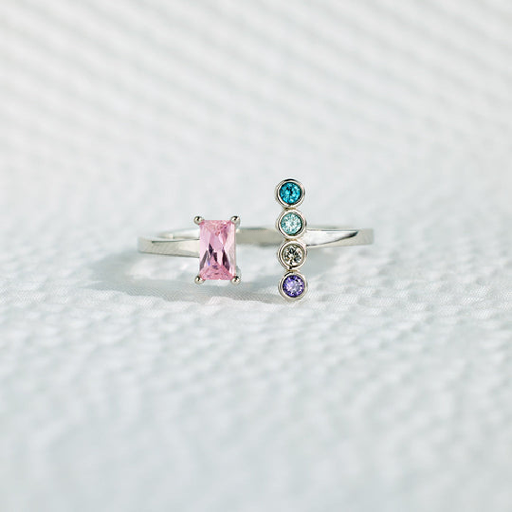 Forever with me - Birthstone ring - Gold