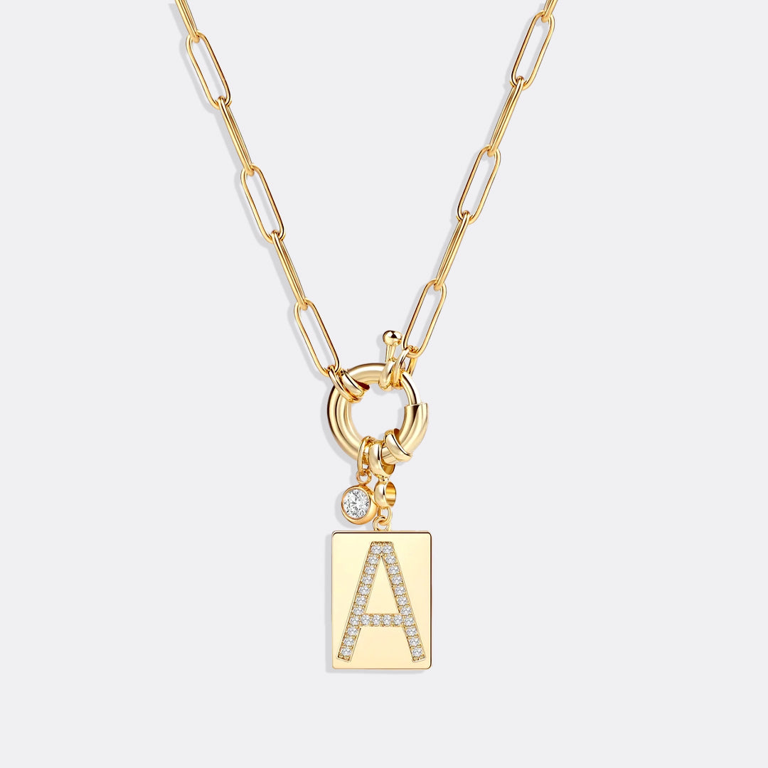 Initial Pendant Necklace