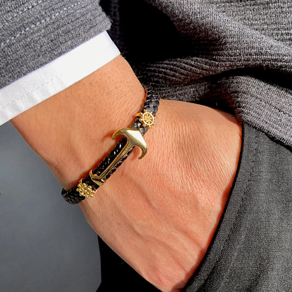 To my Son - Anchor bracelet