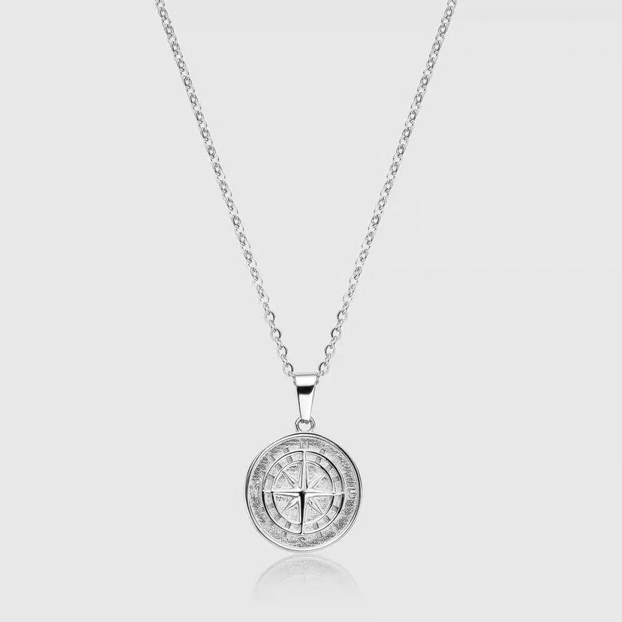 To my Man - “I found my missing piece” - Compass necklace